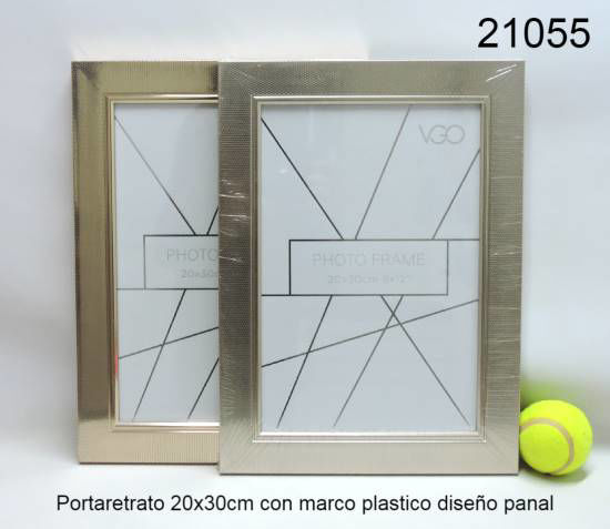 Imagen de PORTARETRATO PLASTICO DISEÑO PANAL 20X30 3.25